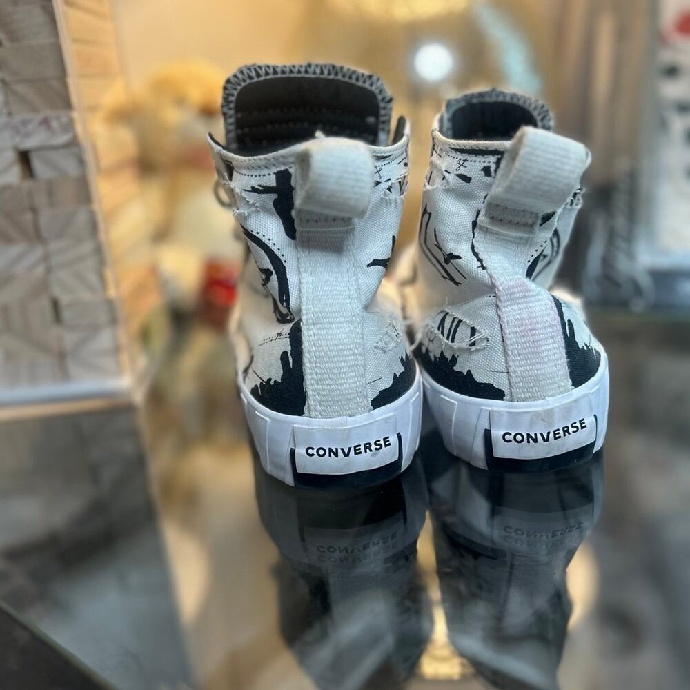 Blk/Wht Converse Unt1tl3d 'Script Print - Classic… - image 5